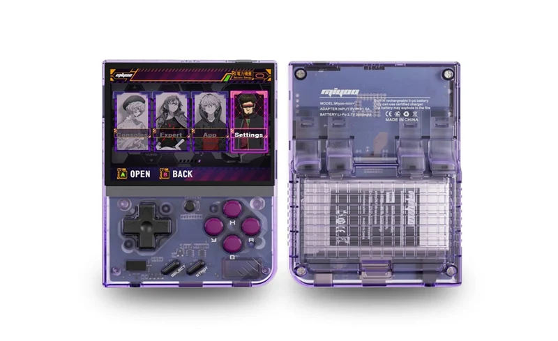 MIYOO Mini Plus Tragbare Retro-Handheld-Spielekonsole 3.5-Zoll-IPS-HD-Bildschirm Kindergeschenk Linux-System Klassischer Gaming-Emulator