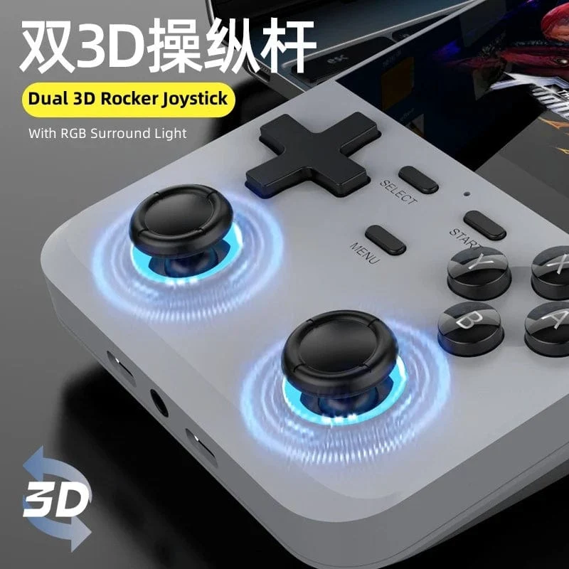 D007 Plus/X6 3.5 Zoll IPS-Bildschirm Handheld-Spiel-Player Dual-Joystick 10000 + Spiel Retro-Geräte Tragbare Spielkonsolen