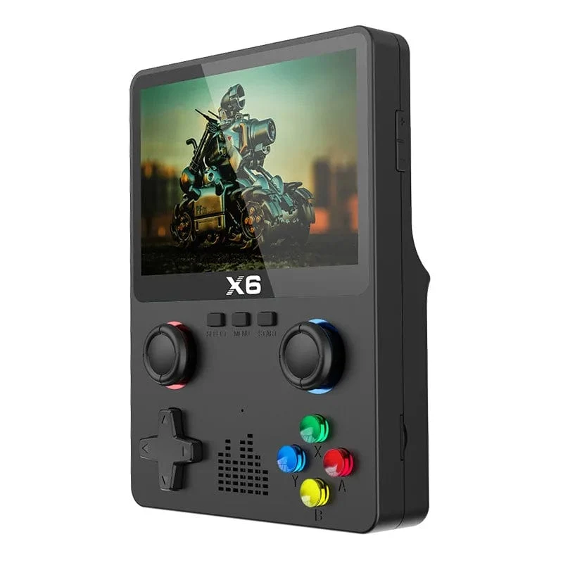 D007 Plus/X6 3.5 Zoll IPS-Bildschirm Handheld-Spiel-Player Dual-Joystick 10000 + Spiel Retro-Geräte Tragbare Spielkonsolen