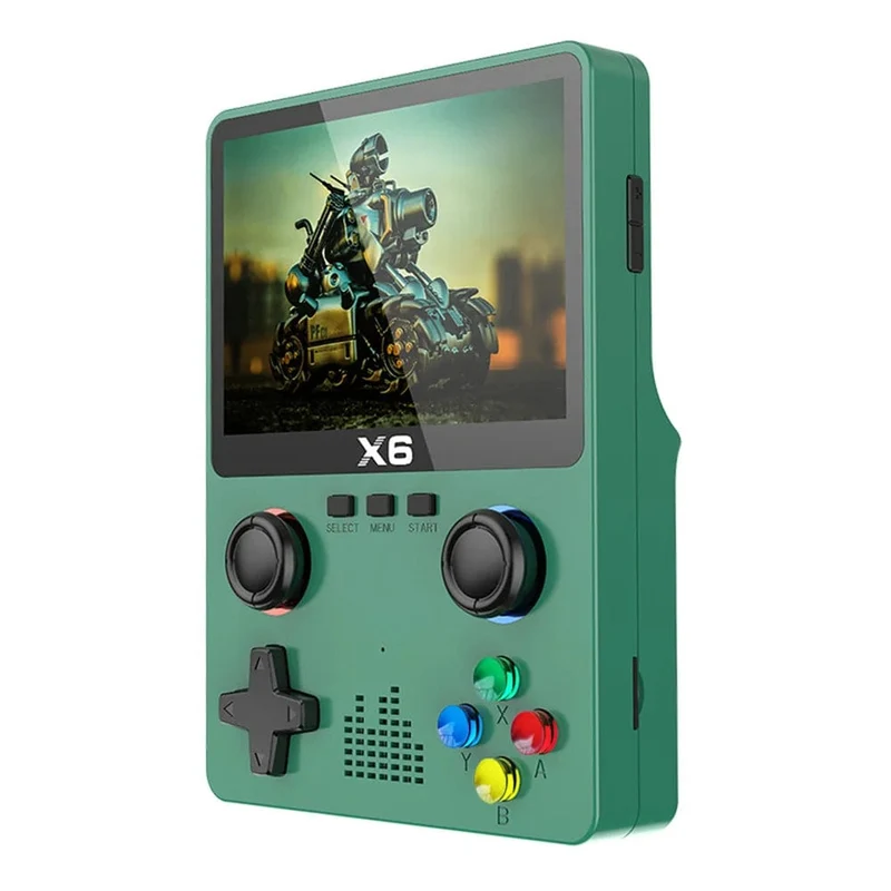 D007 Plus/X6 3.5 Zoll IPS-Bildschirm Handheld-Spiel-Player Dual-Joystick 10000 + Spiel Retro-Geräte Tragbare Spielkonsolen