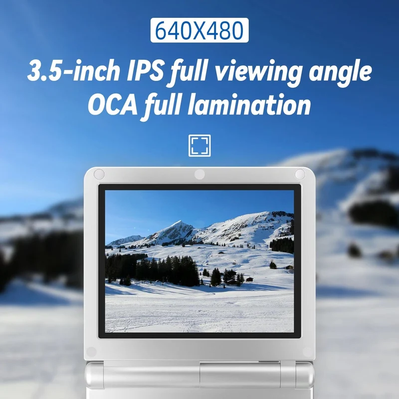 ANBERNIC RG35XXSP 3.5'' IPS Bildschirm Flip Handheld Konsole Linux System HDMI-kompatibel TV Ausgang 64G 5500 Spiele Pre-installiert