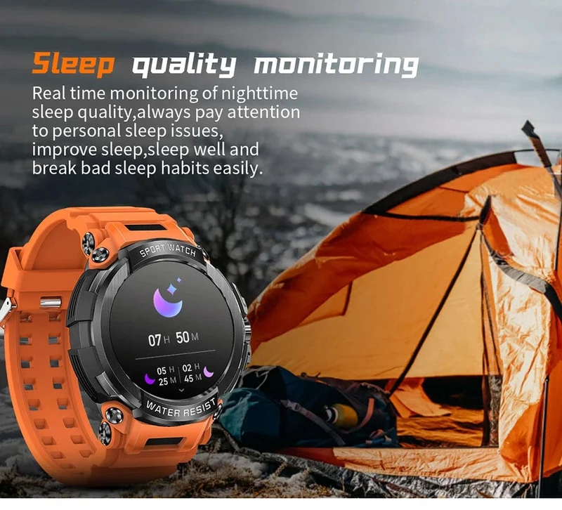 MEVADEN 1.5 Zoll Bluetooth-Anruf GPS-Smartwatch für Männer, 120+ Sportarten, Fitness-Tracker, Gesundheitsmonitor, Smartwatch für Android IOS, 600 mAh, T90