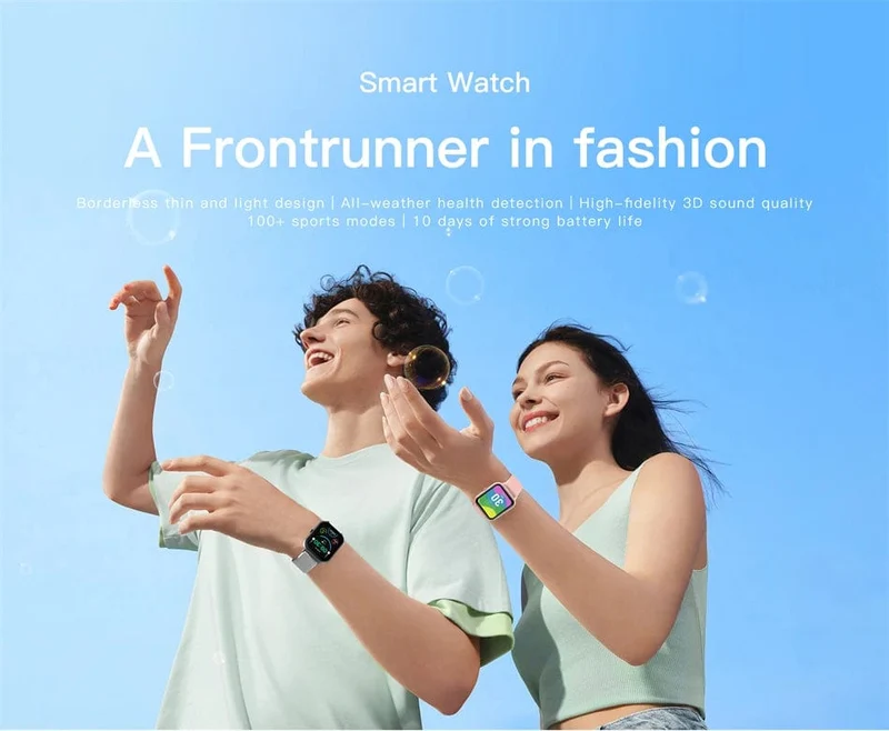 Xiaomi Call Smart Watch Damen Smartwatch mit individuellem Zifferblatt für Android IOS Wasserdichte Bluetooth-Musikuhren mit voller Touch-Uhr