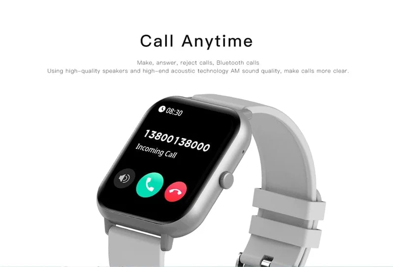 Xiaomi Call Smart Watch Damen Smartwatch mit individuellem Zifferblatt für Android IOS Wasserdichte Bluetooth-Musikuhren mit voller Touch-Uhr