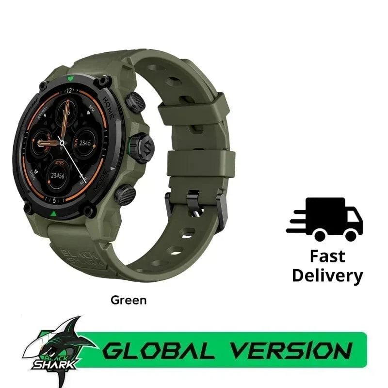 [Weltpremiere] Blackshark GS3 Smart Watch Globale Version 1.43"AMOLED-Display GPS-Satellitenpositionierung 21 Tage Akkulaufzeit 5ATM