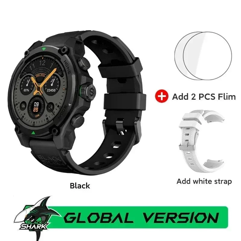 [Weltpremiere] Blackshark GS3 Smart Watch Globale Version 1.43"AMOLED-Display GPS-Satellitenpositionierung 21 Tage Akkulaufzeit 5ATM