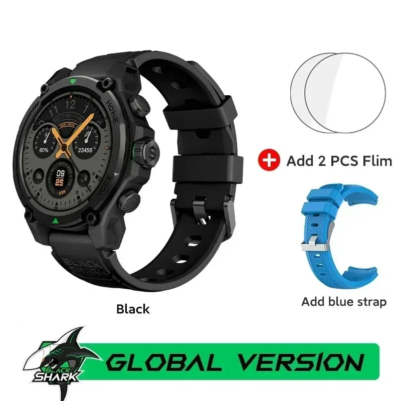 [Weltpremiere] Blackshark GS3 Smart Watch Globale Version 1.43"AMOLED-Display GPS-Satellitenpositionierung 21 Tage Akkulaufzeit 5ATM