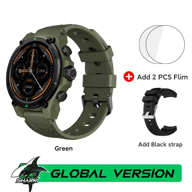 [Weltpremiere] Blackshark GS3 Smart Watch Globale Version 1.43"AMOLED-Display GPS-Satellitenpositionierung 21 Tage Akkulaufzeit 5ATM