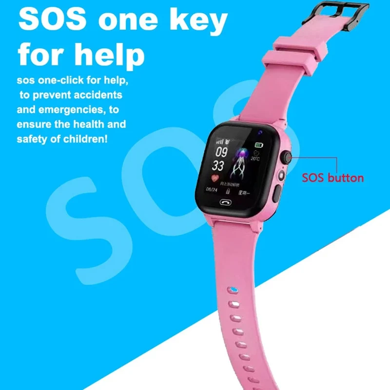 S1 Kinder Smart Watch 2G SOS Anruf Telefon Uhr Anti-verloren Baby LBS Standort Tracker Kind Smartwatch für Geburtstag Geschenke