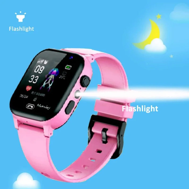 S1 Kinder Smart Watch 2G SOS Anruf Telefon Uhr Anti-verloren Baby LBS Standort Tracker Kind Smartwatch für Geburtstag Geschenke