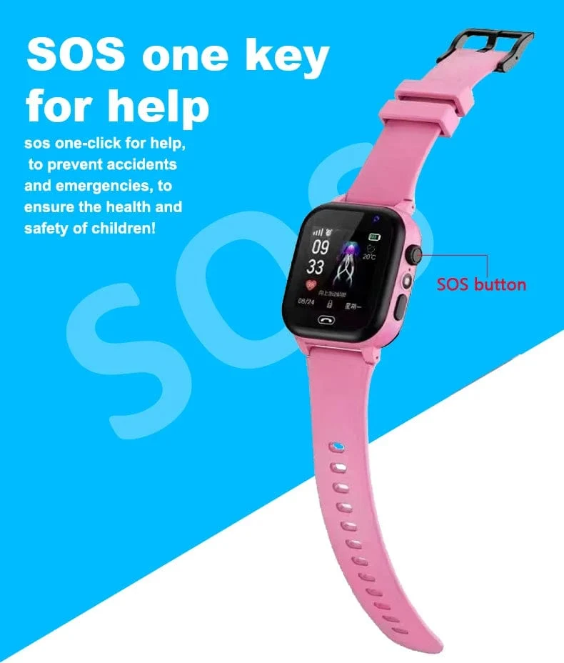 S1 Kinder Smart Watch 2G SOS Anruf Telefon Uhr Anti-verloren Baby LBS Standort Tracker Kind Smartwatch für Geburtstag Geschenke