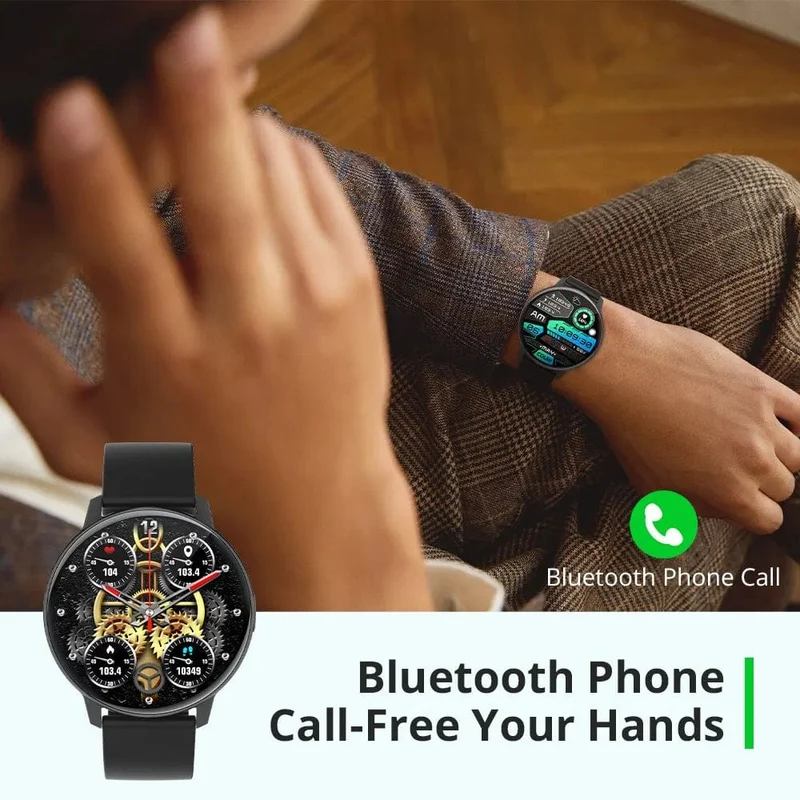 COLMI I31 Smartwatch, 1.43 Zoll AMOLED-Bildschirm, 100 Sportmodi, 7 Tage Akkulaufzeit, Always On Display, Smart Watch für Männer und Frauen