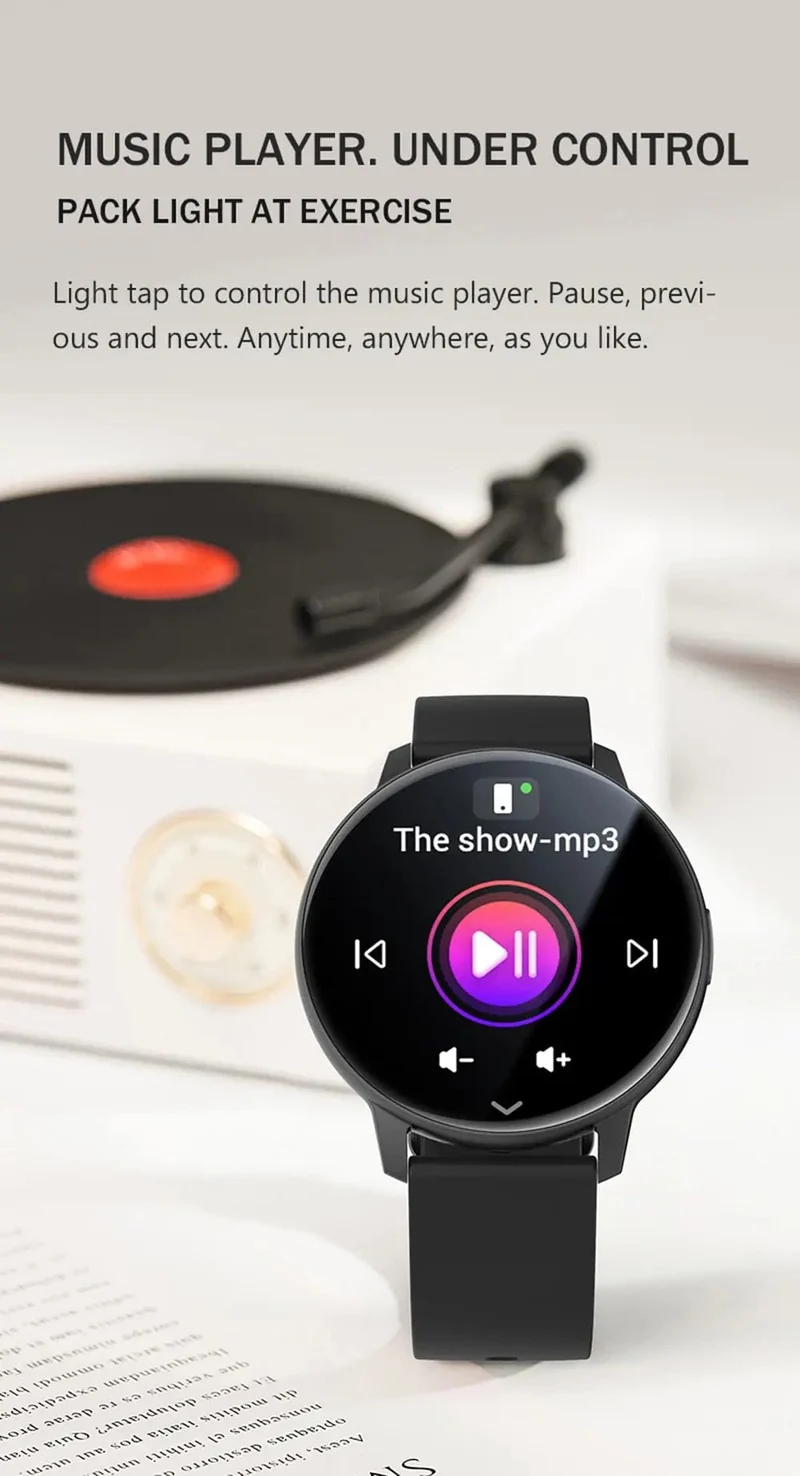 COLMI I31 Smartwatch, 1.43 Zoll AMOLED-Bildschirm, 100 Sportmodi, 7 Tage Akkulaufzeit, Always On Display, Smart Watch für Männer und Frauen