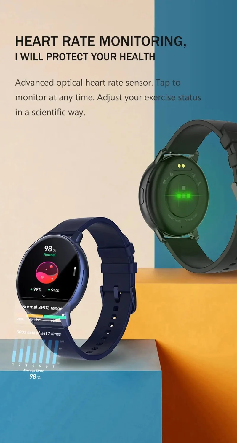 COLMI I31 Smartwatch, 1.43 Zoll AMOLED-Bildschirm, 100 Sportmodi, 7 Tage Akkulaufzeit, Always On Display, Smart Watch für Männer und Frauen