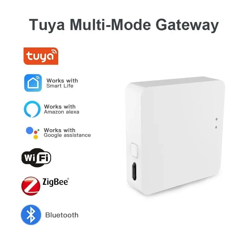 Tuya Multi Modus ZigBee Bluetooth Gateway Hub Drahtlose Smart Home Geräte Fernbedienung Brücke Unterstützung Alexa Google Home