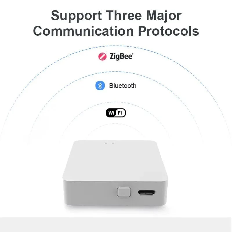 Tuya Multi Modus ZigBee Bluetooth Gateway Hub Drahtlose Smart Home Geräte Fernbedienung Brücke Unterstützung Alexa Google Home