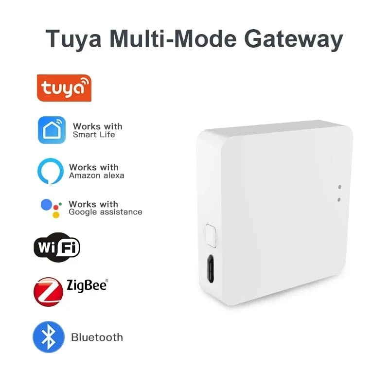 Tuya Multi Modus ZigBee Bluetooth Gateway Hub Drahtlose Smart Home Geräte Fernbedienung Brücke Unterstützung Alexa Google Home