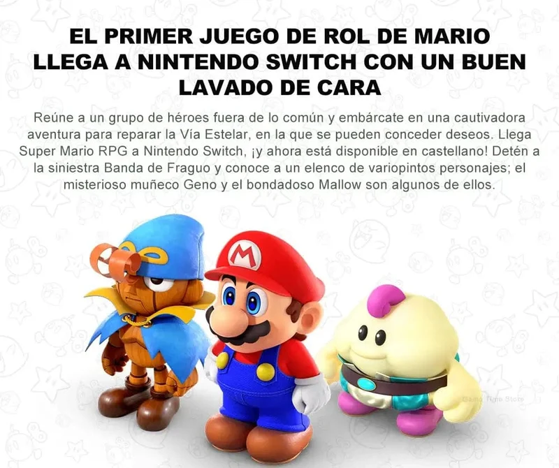 Super Mario RPG Nintendo Switch Spielangebote 100 % Original offizielle physische Spielkarte Abenteuer und RPG-Genre 1 Spieler für Switch