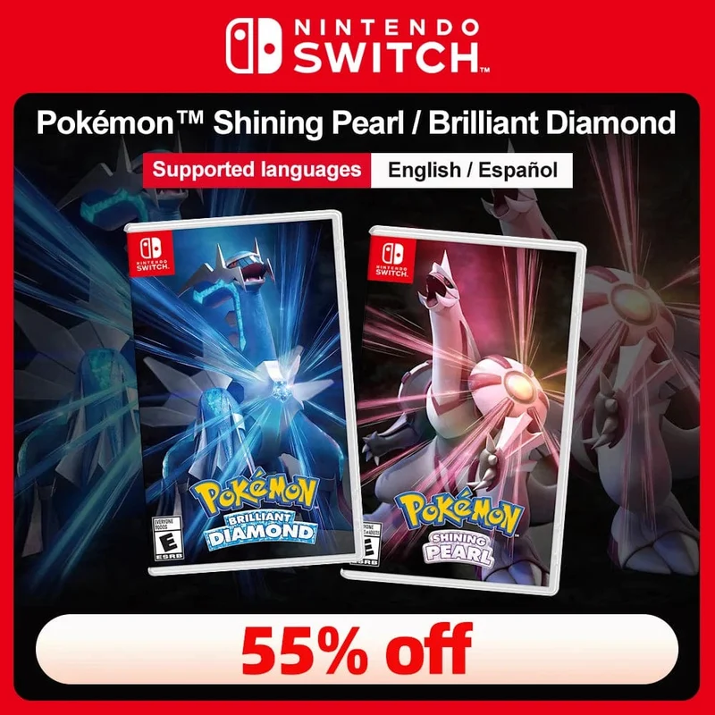 Pokemon Brilliant Diamond Shinning Pearl Nintendo Switch Physische Spielkarte bietet 100 % originales RPG-Genre für Switch OLED Lite