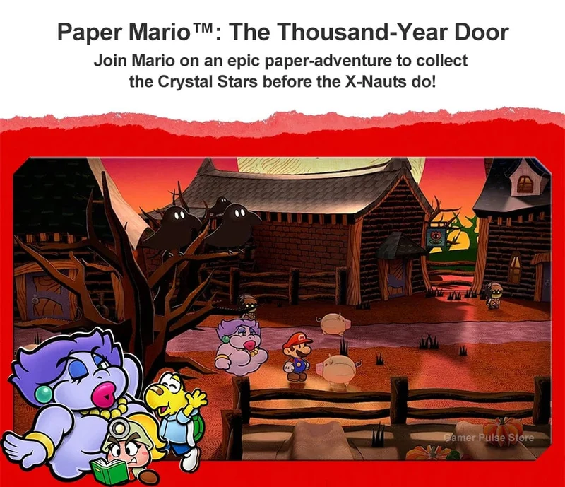 Paper Mario The Thousand Year Door Nintendo Switch-Spielangebote, 100 % neue originale physische Spielkarte für Nintendo Switch OLED Lite