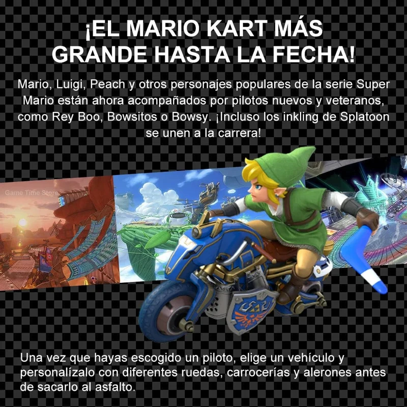 Mario Kart 8 Deluxe Nintendo Switch-Spielangebote, 100 % offizielle originale physische Spielkarte, Genre Racing für Switch OLED Lite