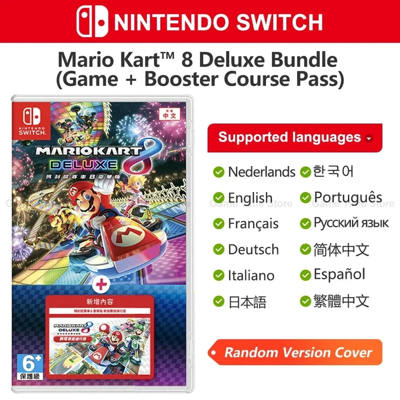 Mario Kart 8 Deluxe Nintendo Switch-Spielangebote, 100 % offizielle originale physische Spielkarte, Genre Racing für Switch OLED Lite