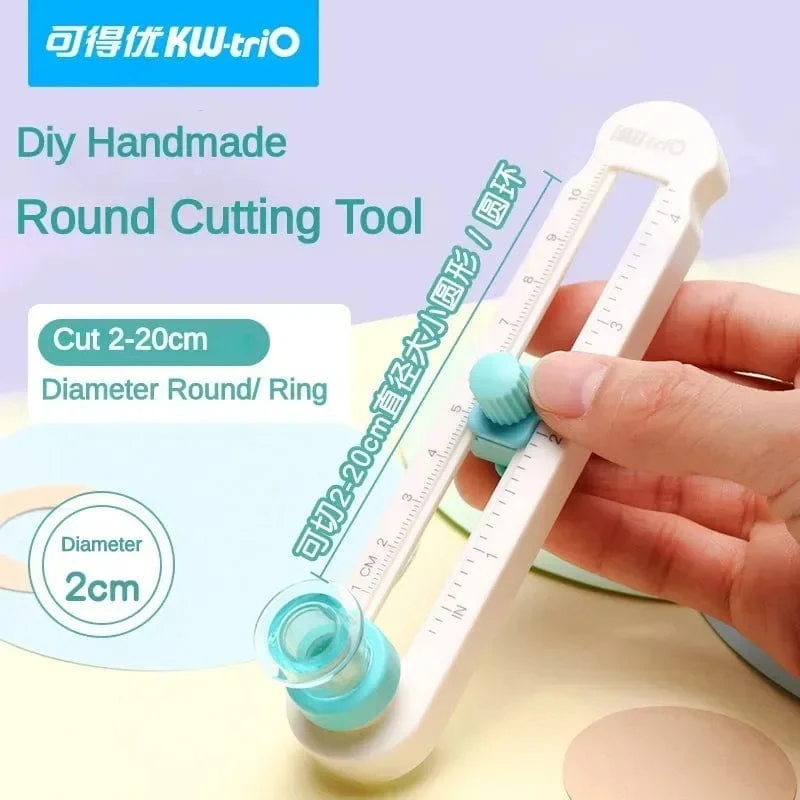 Rundes Schneidemesser, DIY-Kompass-Kreisschneider, 360° verstellbar, Scrapbooking-Schneider, Rundpapier-Scrapbooking-Karten-Schneider