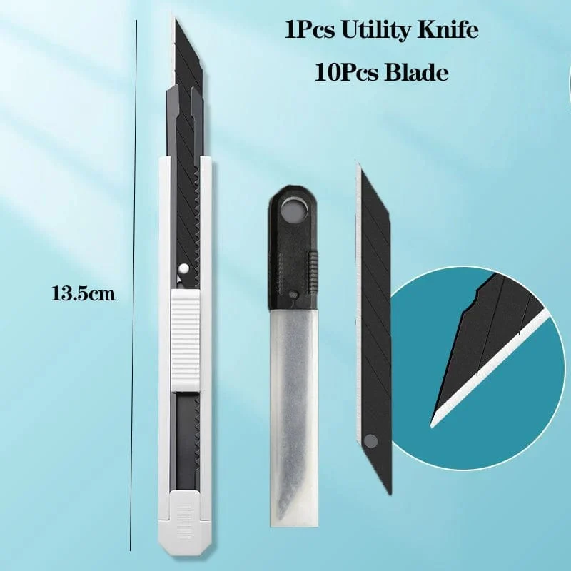 Tragbares Multifunktions-Universalmesser mit Klinge, Taschenmesser zum Basteln, Verpacken von Kartons, Papierumschlägen, Brieföffner, Kunstbedarf für Schüler