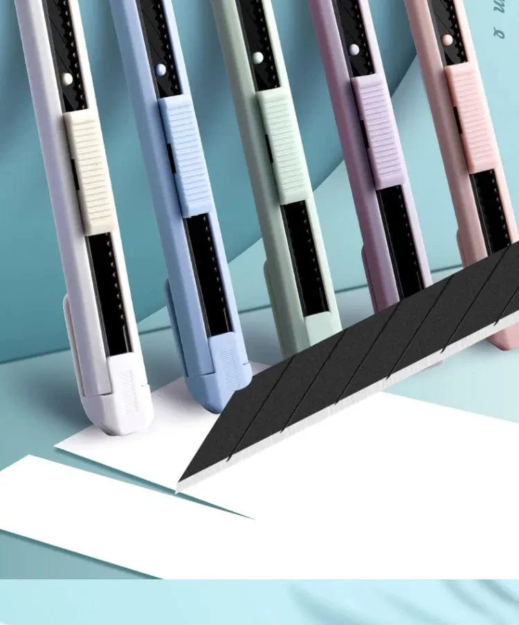 Tragbares Multifunktions-Universalmesser mit Klinge, Taschenmesser zum Basteln, Verpacken von Kartons, Papierumschlägen, Brieföffner, Kunstbedarf für Schüler