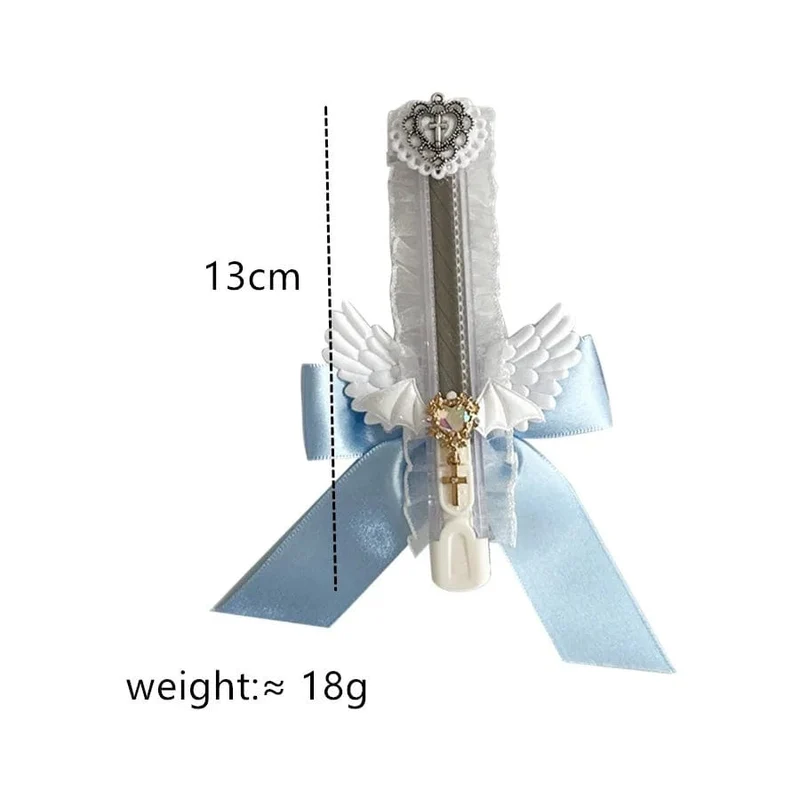 1 Stück Kreatives Spitzen-Briefpapier-Universalmesser Schicke süße Schleife Band Flügel Brieföffner Süße Kawaii Kartonschneider Studentenbedarf