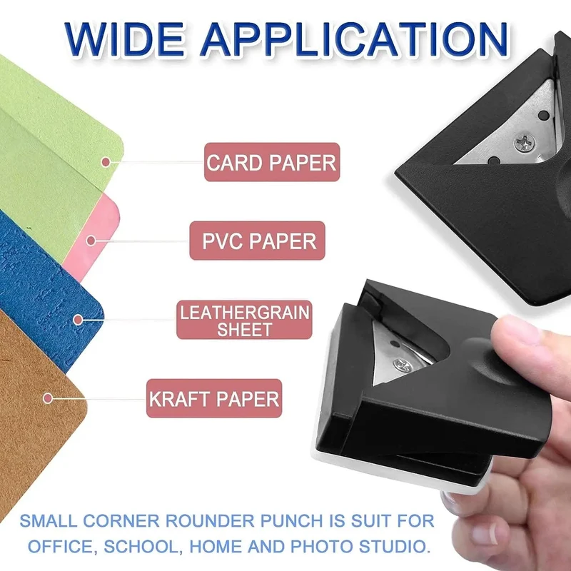 Corner Rounder R4 Eckenstanzer, tragbarer Papierschneider, zum Schneiden von Karten, Fotos, DIY-Bastelarbeiten, Scrapbooking-Werkzeuge