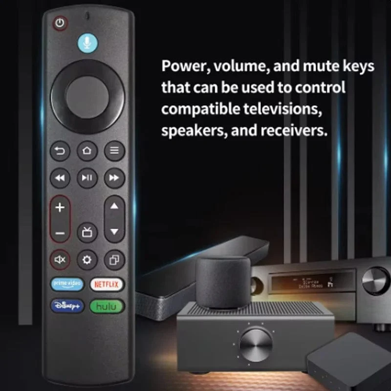 Ersatzfernbedienung für Fire TV mit Alexa (4. Generation), Sprachfernbedienung, verwendet für Smart-TVs der Fire TV Omni-Serie oder Fire TV 4-Serie