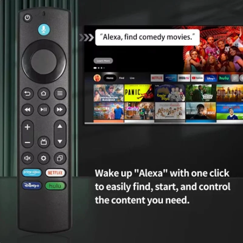Ersatzfernbedienung für Fire TV mit Alexa (4. Generation), Sprachfernbedienung, verwendet für Smart-TVs der Fire TV Omni-Serie oder Fire TV 4-Serie