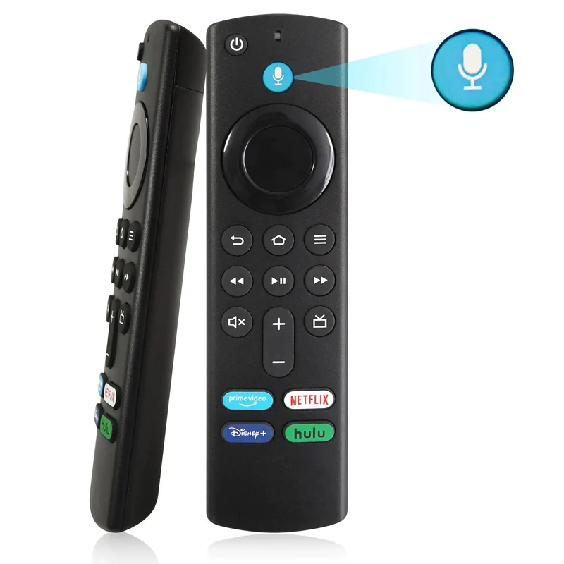 Ersatz-Bluetooth-Sprachfernbedienung für Fire TV Stick 4K Max 3. Generation Stick Lite Cube Smart TV-Controller, funktioniert mit Alexa