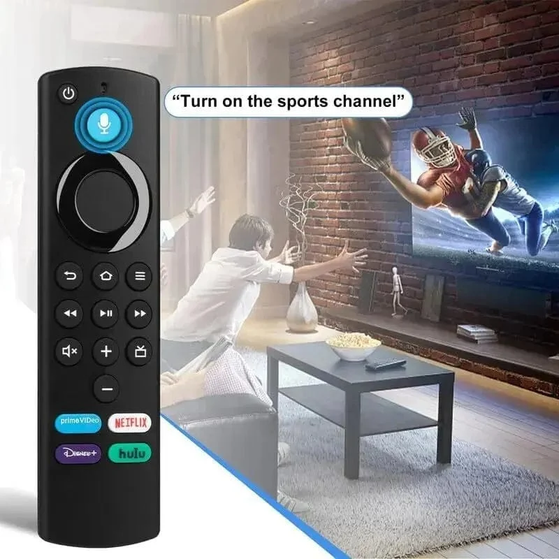 Ersatz-Bluetooth-Sprachfernbedienung für Fire TV Stick 4K Max 3. Generation Stick Lite Cube Smart TV-Controller, funktioniert mit Alexa