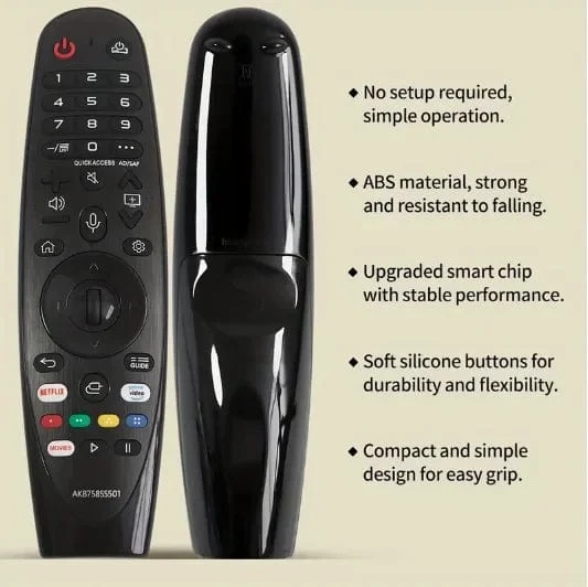 Neue Universal-TV-Fernbedienung MR20GA AKB75855501, geeignet für LG Smart TV mit Netflix-Tasten