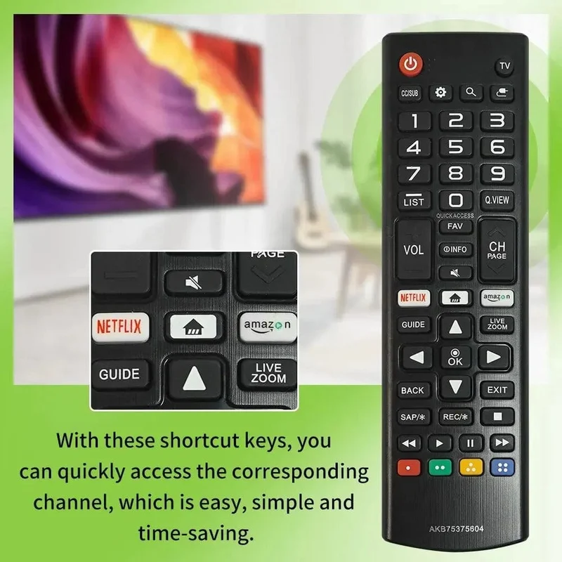 Neue Fernbedienung AKB75375604 passend für LG SMART TV 43UK6300PUE 32LK610BPUA 49UK6300PUE 55UK6300PUE
