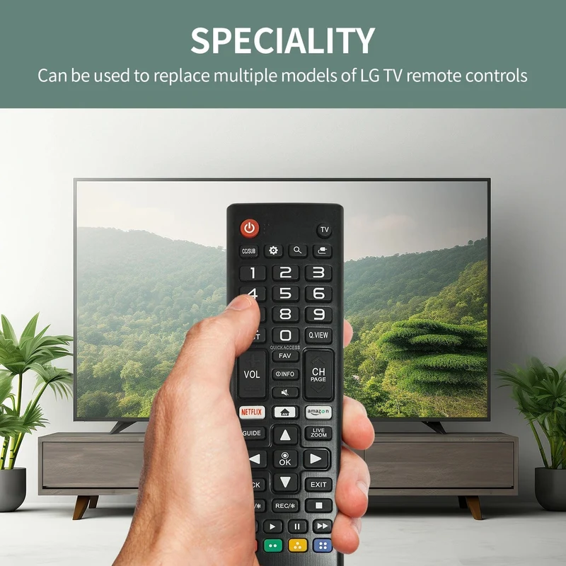 AKB75375604 Ersatzfernbedienung für LG Smart TV, Infrarot-Fernbedienung, passend für viele LG Smart TV-Modelle (AKB75375604)
