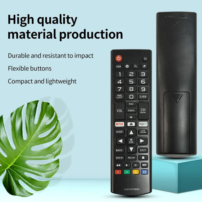 AKB75375604 Ersatzfernbedienung für LG Smart TV, Infrarot-Fernbedienung, passend für viele LG Smart TV-Modelle (AKB75375604)