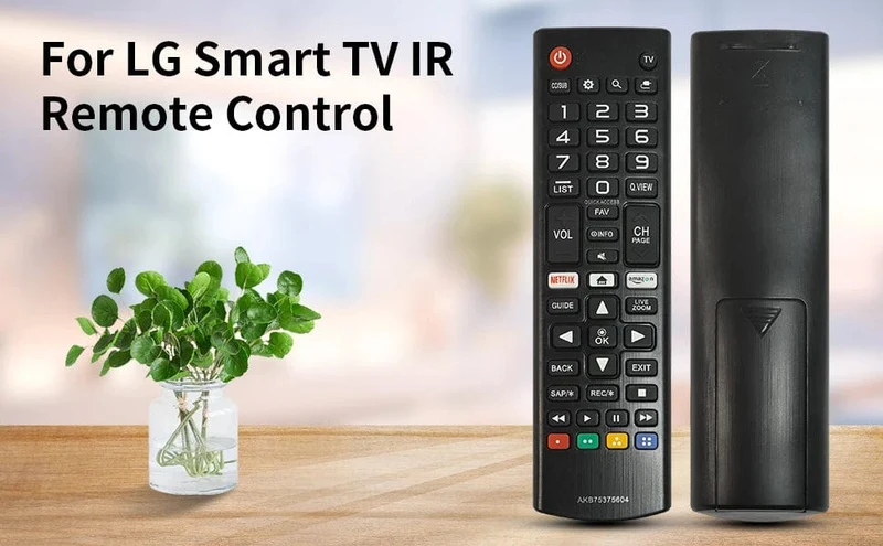 AKB75375604 Ersatzfernbedienung für LG Smart TV, Infrarot-Fernbedienung, passend für viele LG Smart TV-Modelle (AKB75375604)