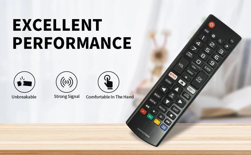 AKB75375604 Ersatzfernbedienung für LG Smart TV, Infrarot-Fernbedienung, passend für viele LG Smart TV-Modelle (AKB75375604)