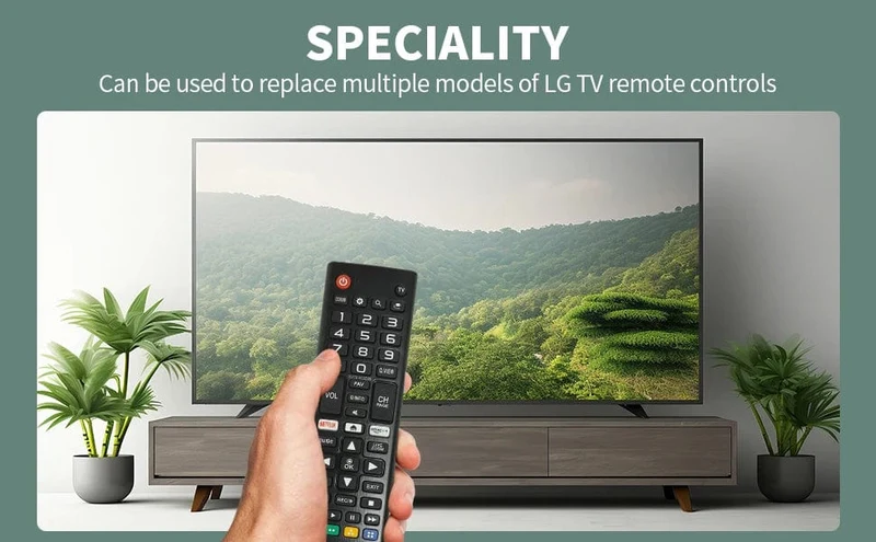 AKB75375604 Ersatzfernbedienung für LG Smart TV, Infrarot-Fernbedienung, passend für viele LG Smart TV-Modelle (AKB75375604)