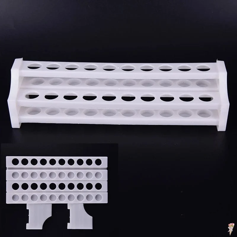 1 stücke 20 löcher kunststoff reagenzglas rack reagenzgläser halter lagerung stehen labor liefert