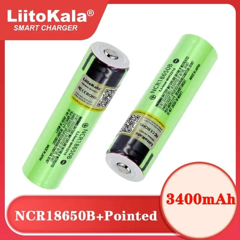 Heißer Liitokala Original NCR18650B 3.7 v 3400 mAh 18650 Lithium-Akku mit Spitz (Keine PCB) batterien