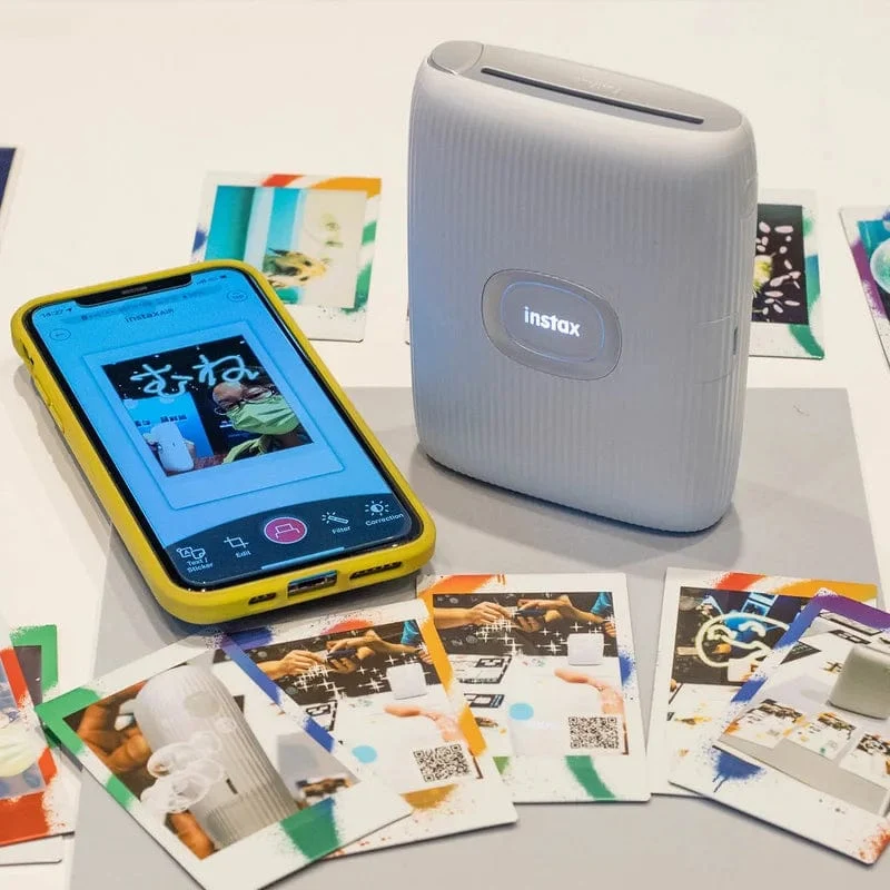 Original Fujifilm Instax Mini Link 2 Drucker Instax Fotokamera Drucker für Smartphone-App Filmmaschine Neue Fujifilm Kamera