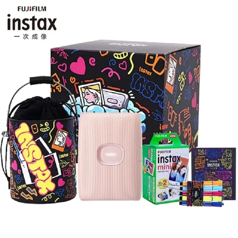 Original Fujifilm Instax Mini Link 2 Drucker Instax Fotokamera Drucker für Smartphone-App Filmmaschine Neue Fujifilm Kamera