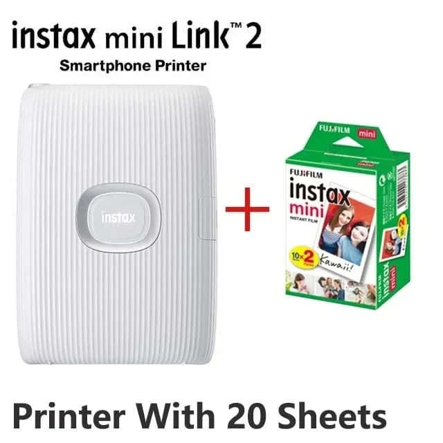 Original Fujifilm Instax Mini Link 2 Drucker Instax Fotokamera Drucker für Smartphone-App Filmmaschine Neue Fujifilm Kamera