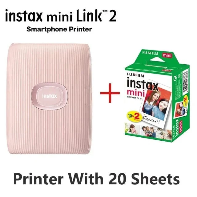 Original Fujifilm Instax Mini Link 2 Drucker Instax Fotokamera Drucker für Smartphone-App Filmmaschine Neue Fujifilm Kamera