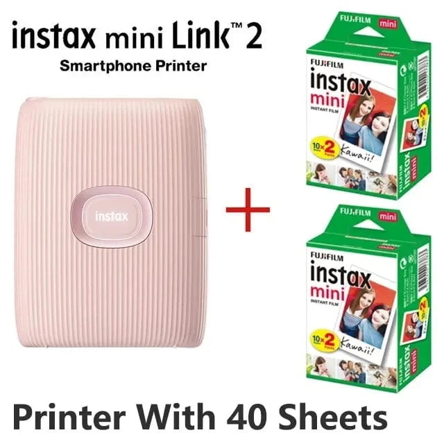Original Fujifilm Instax Mini Link 2 Drucker Instax Fotokamera Drucker für Smartphone-App Filmmaschine Neue Fujifilm Kamera