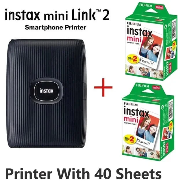 Original Fujifilm Instax Mini Link 2 Drucker Instax Fotokamera Drucker für Smartphone-App Filmmaschine Neue Fujifilm Kamera